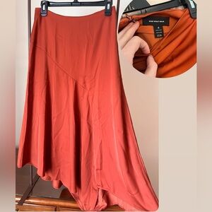“Who What Wear” silky skirt